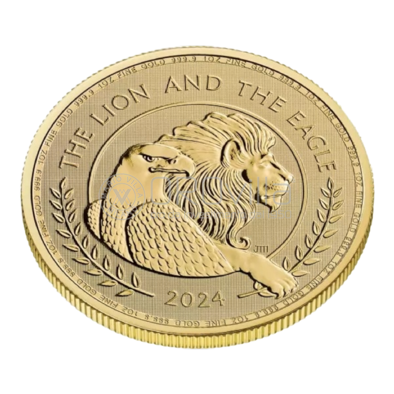 1 oz - Leone inglese e Aquila americana 2024