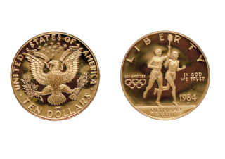 10 Dollari Olimpiade 1984
