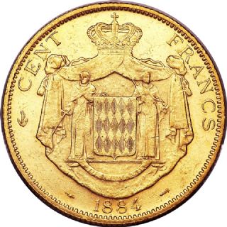 100 franchi Carlo III (anni misti)