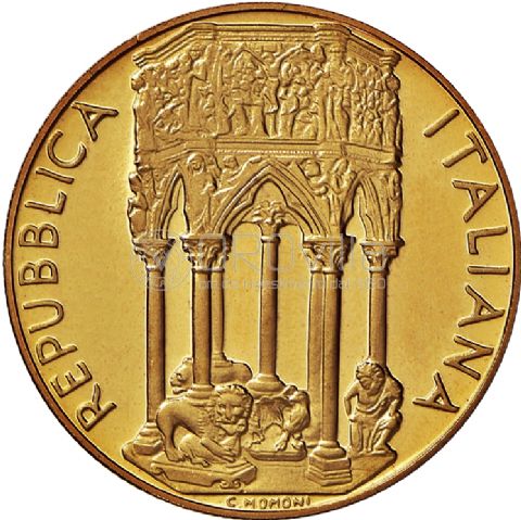 100mila Lire - Pulpito della Chiesa di Sant'Andrea a Pistoia