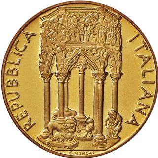 100mila Lire - Pulpito della Chiesa di Sant'Andrea a Pistoia