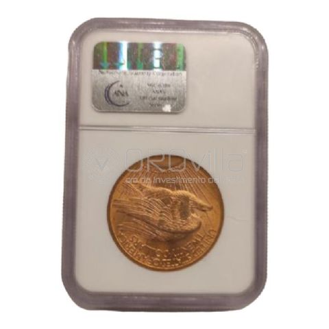 20 Dollari Saint Gaudens 1922 in slab NGC MS61