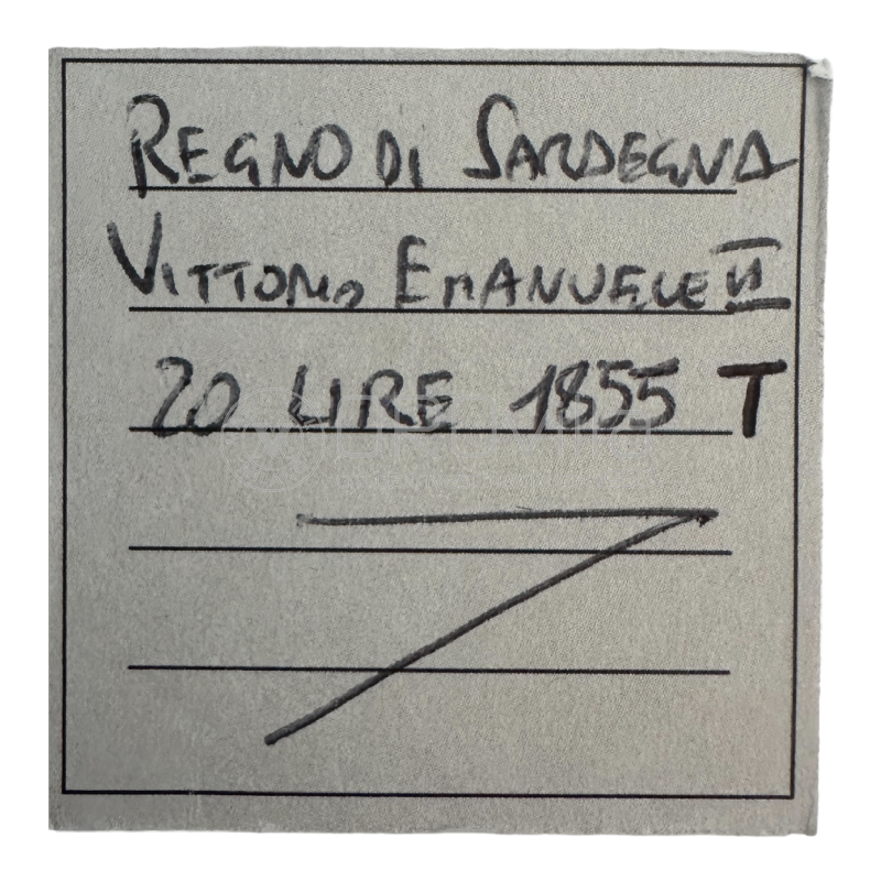 20 Lire Vittorio Emanuele II Regno di Sardegna -  SPL