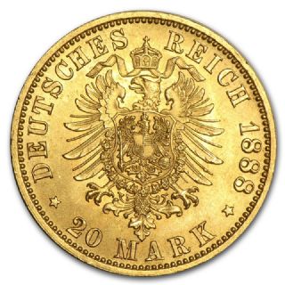 20 Marchi Federico III di Prussia 1888