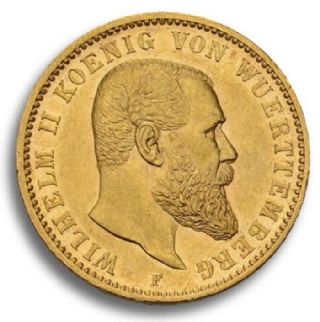 20 marchi Guglielmo II - Regno di Württemberg (Stati tedeschi)