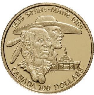 100 Dollari Saint-Marie Canada in confezione originale