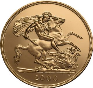 Quintupla Sterlina Elisabetta II (anni misti)