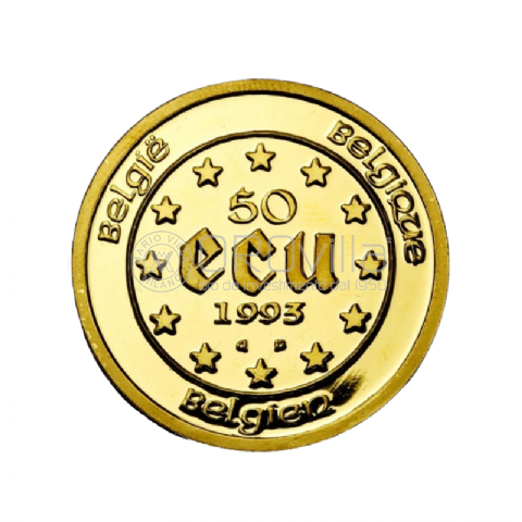 50 Ecu -  Baudouin I 1993 PROOF