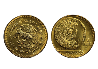 500 Dollari 1985 - 450° anos de la casa de la moneda