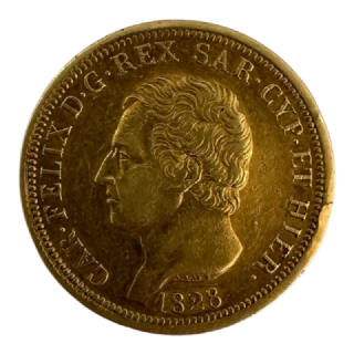 80 Lire Carlo Felice Oro 1823–1831 – Regno di Sardegna