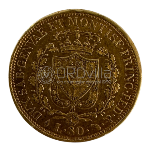 80 Lire Carlo Felice Oro 1823–1831 – Regno di Sardegna