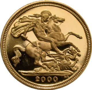 Mezza Sterlina Elisabetta II 2000