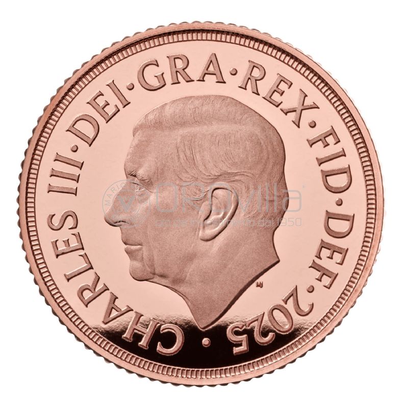 Mezza Sterlina PROOF Carlo III 2025 in confezione originale