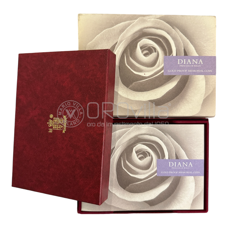 Quintupla Sterlina PROOF - Memorial Lady Diana