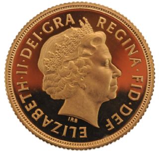 Sterlina d'oro Elisabetta II 2005