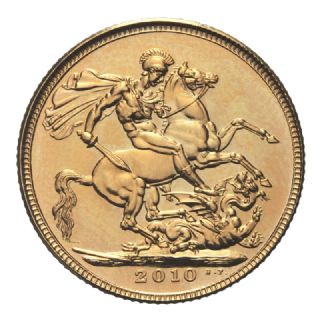 Sterlina oro Elisabetta II 2010