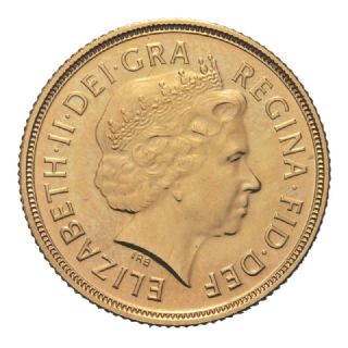 Sterlina oro Elisabetta II 2010