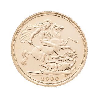 Sterlina oro Elisabetta II 2000