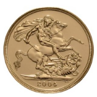 Sterlina d'oro Elisabetta II 2004