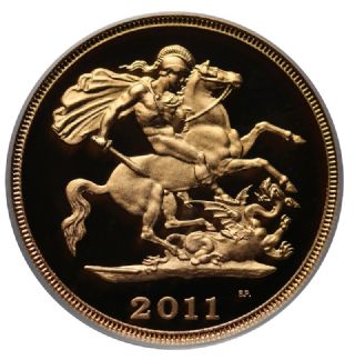 Sterlina oro Elisabetta II 2011